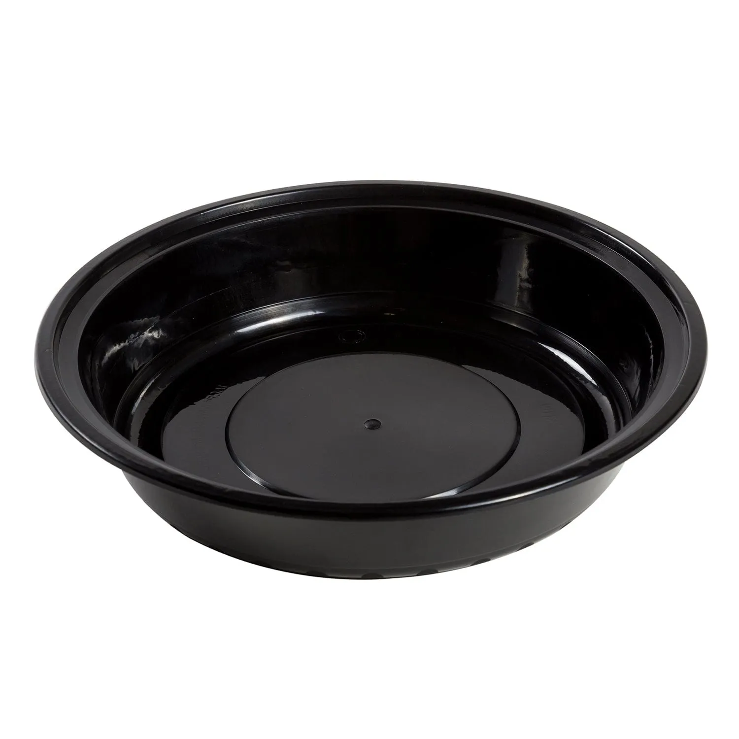 48 oz. Round Black Containers and Lids, Case of 150