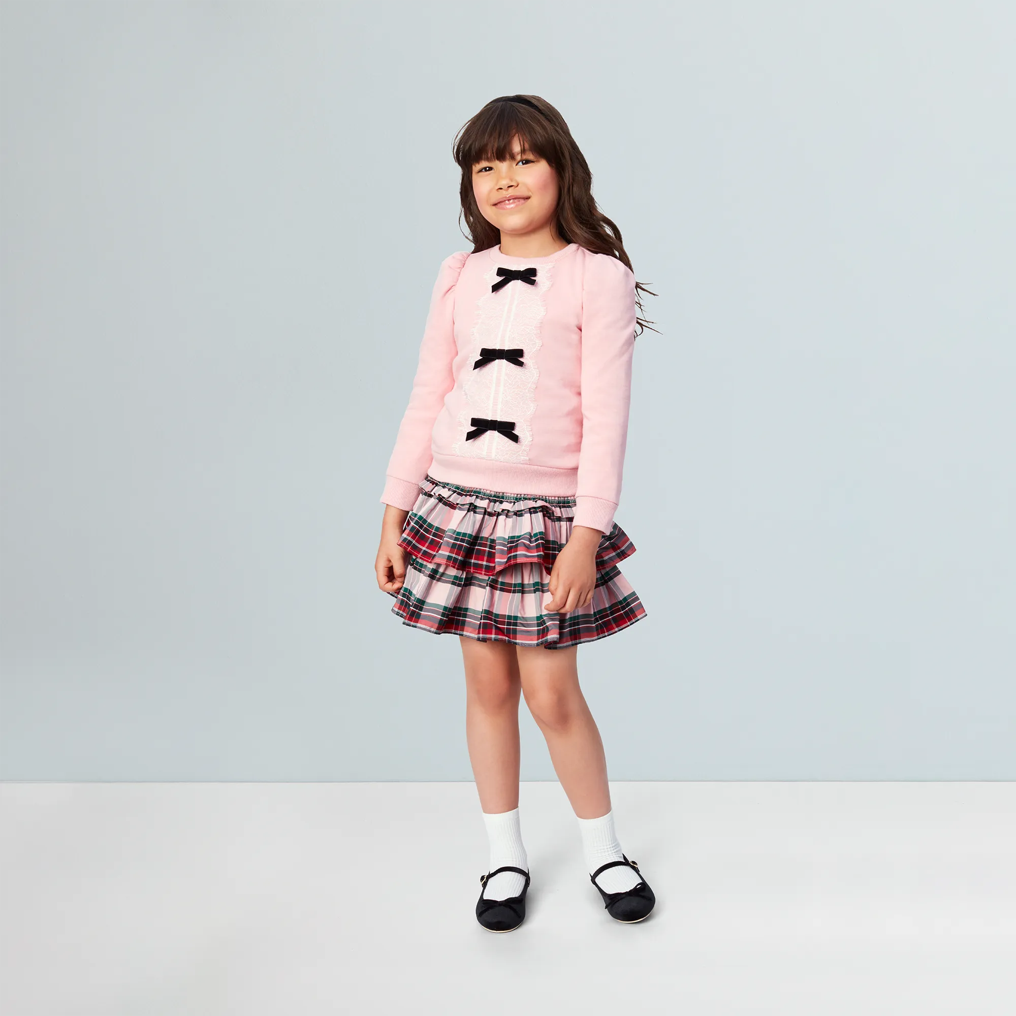 American Girl® x Janie and Jack Wrapped in Bows Top for Girls