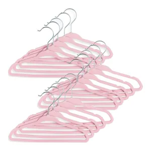 Amor Bebe by TenderTyme 19-Pack Non-Slip Design Baby Hangers - Pink (91042) (Open Box)