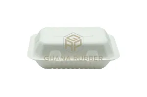 Bagasse Clamshell Boxes 9" x 6"