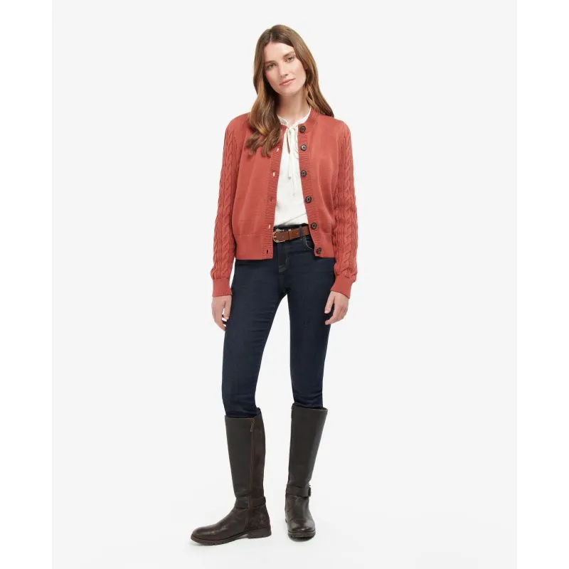 Barbour Daphne Ladies Knit Cardigan - Gerbera