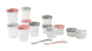 Beaba Stackable Food Jars - Eucalyptus