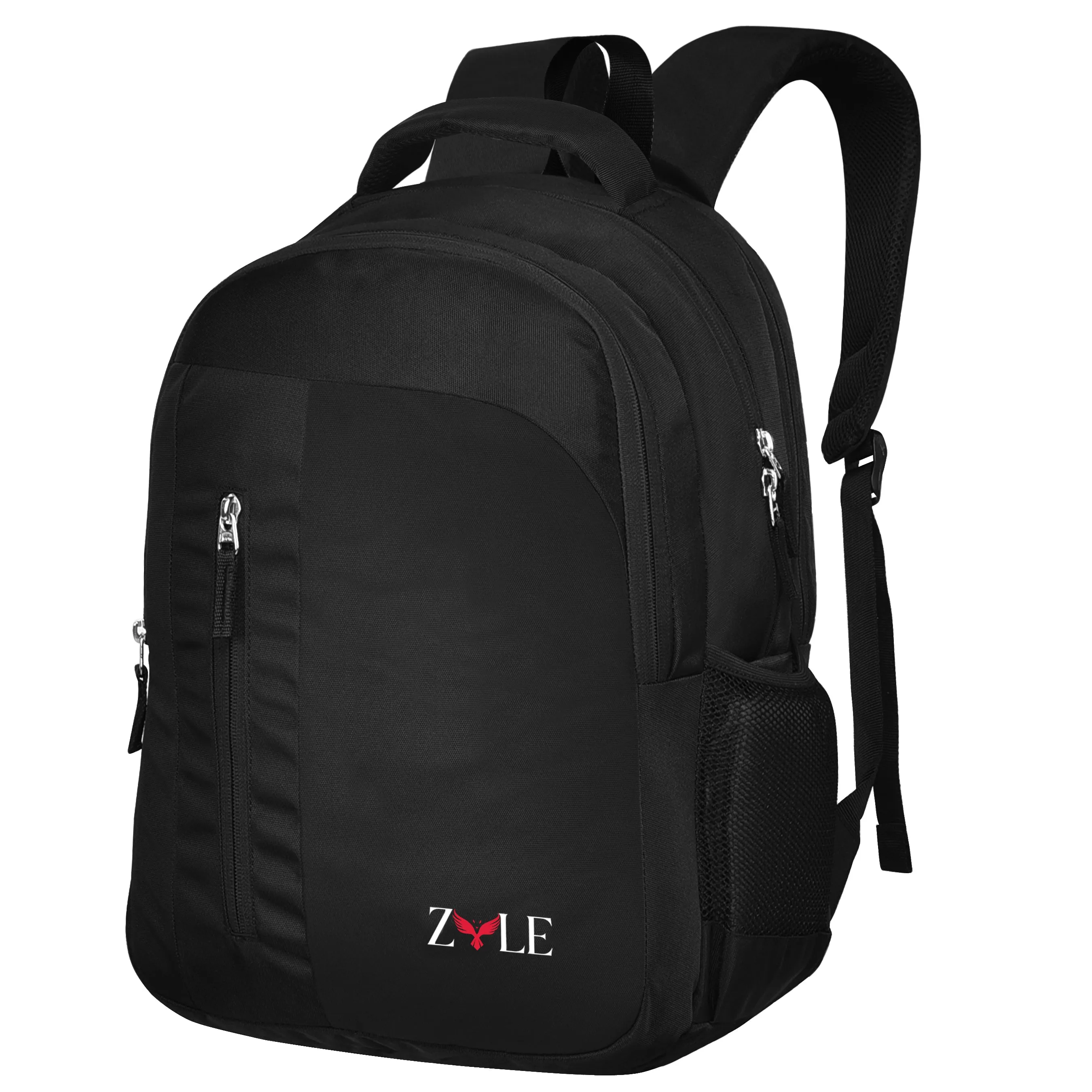 Black Leather School Backpack For Kids | ZYLE