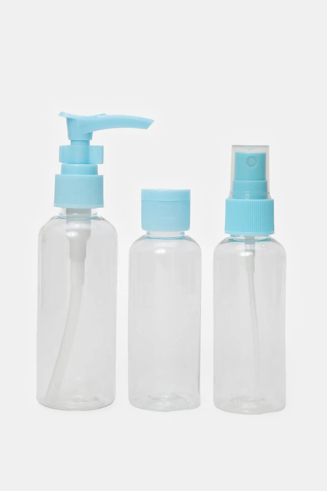 Blue Travel Bottle Set (7 Piece)