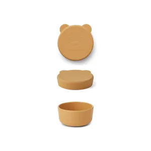 Carrie Snack Box Small - Mr bear yellow mellow