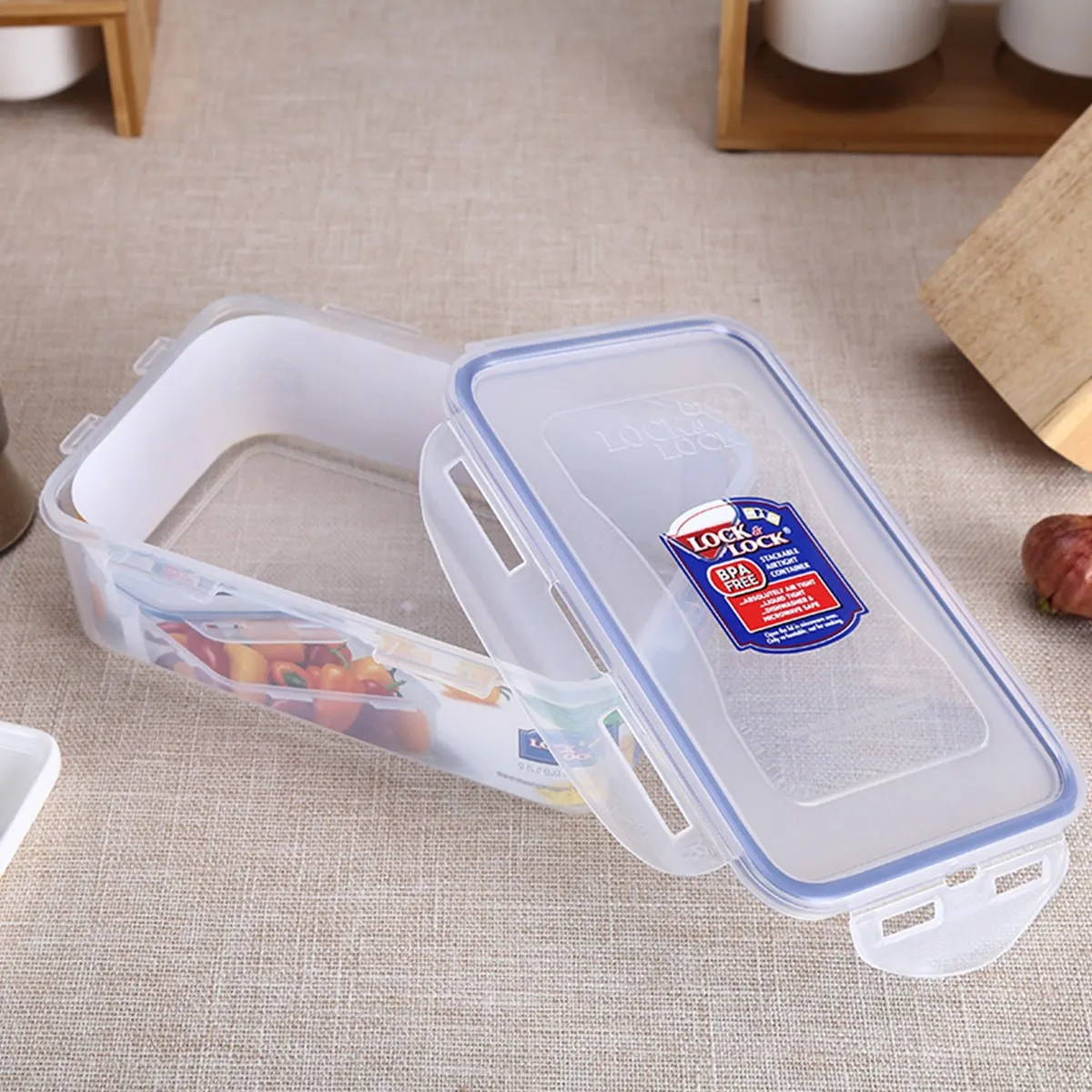 Classic 3pc Rectangular Blue Food Container Set 2.6L - Keep Your Food Fresh and Delicious