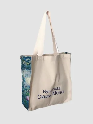 Claude monet Aesthetic tote bags