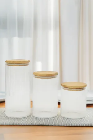 Clear Storage Jar Set (3 Piece)