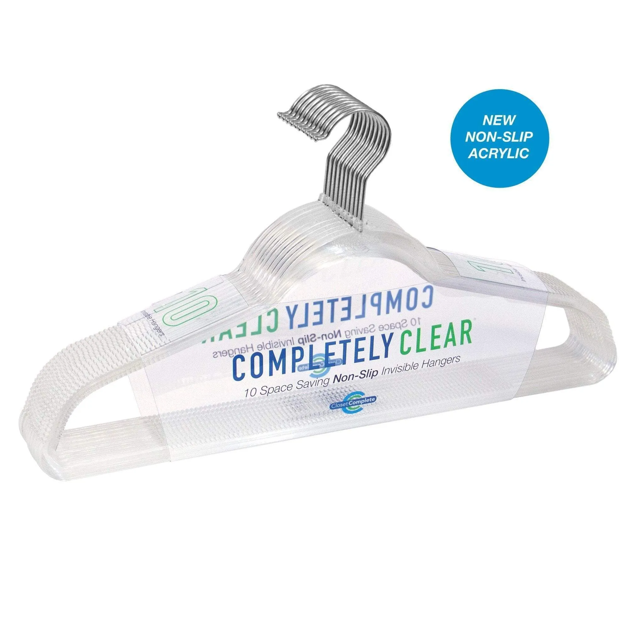 Completely Clear Non-Slip Invisible Acrylic Hangers