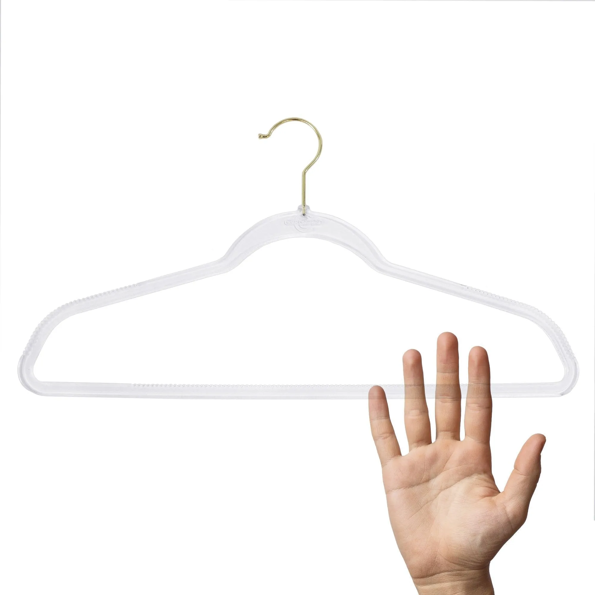 Completely Clear Non-Slip Invisible Acrylic Hangers