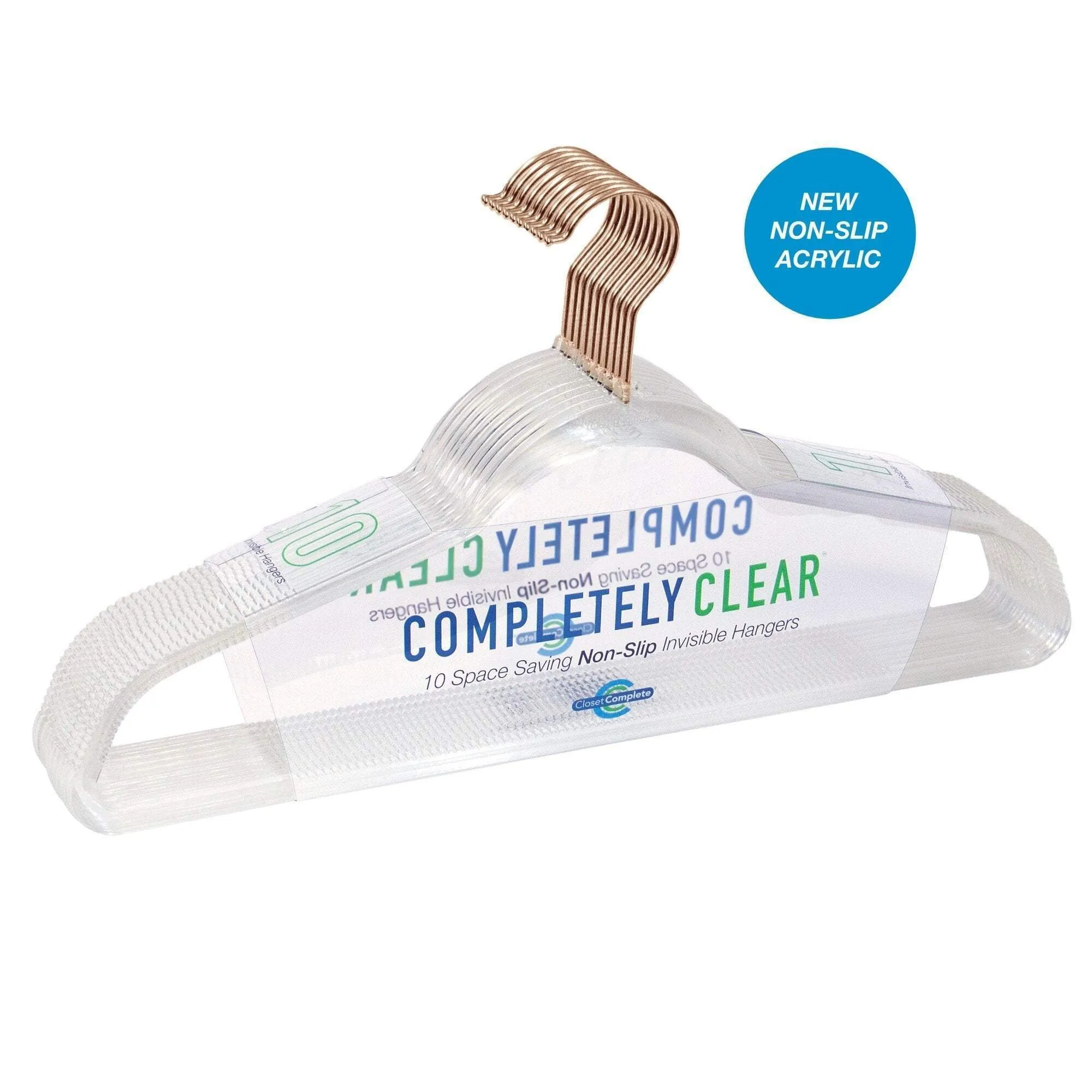 Completely Clear Non-Slip Invisible Acrylic Hangers