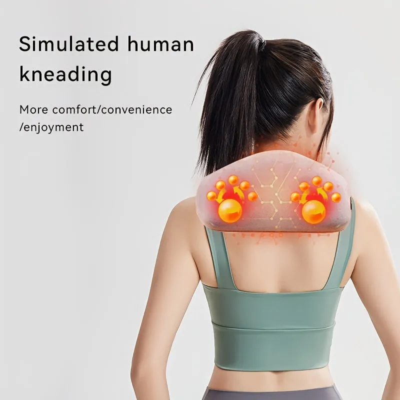 Convenient Multifunctional Electric Heating Massage Travel Neck Pillow Support