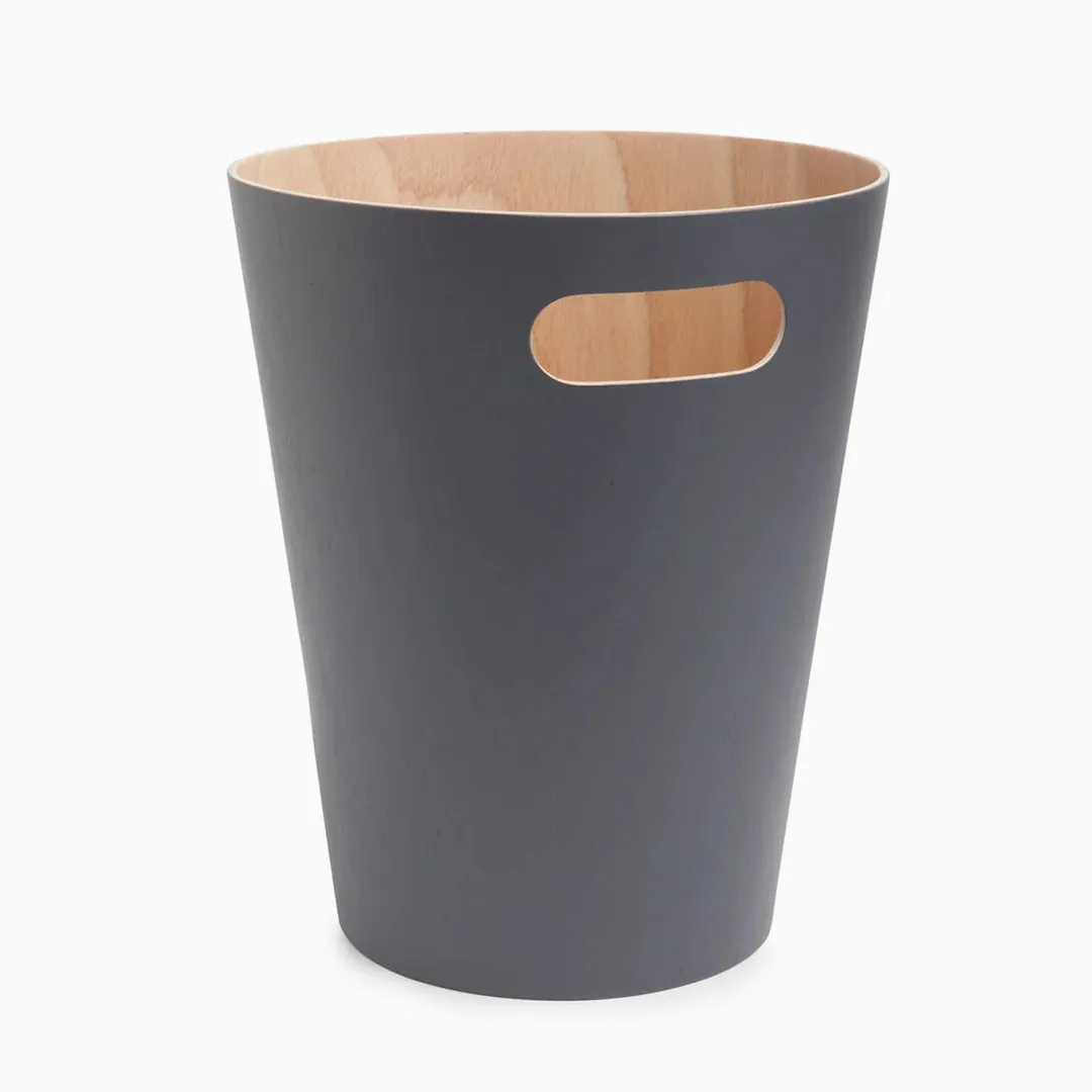 Desky Wooden Rubbish Bin