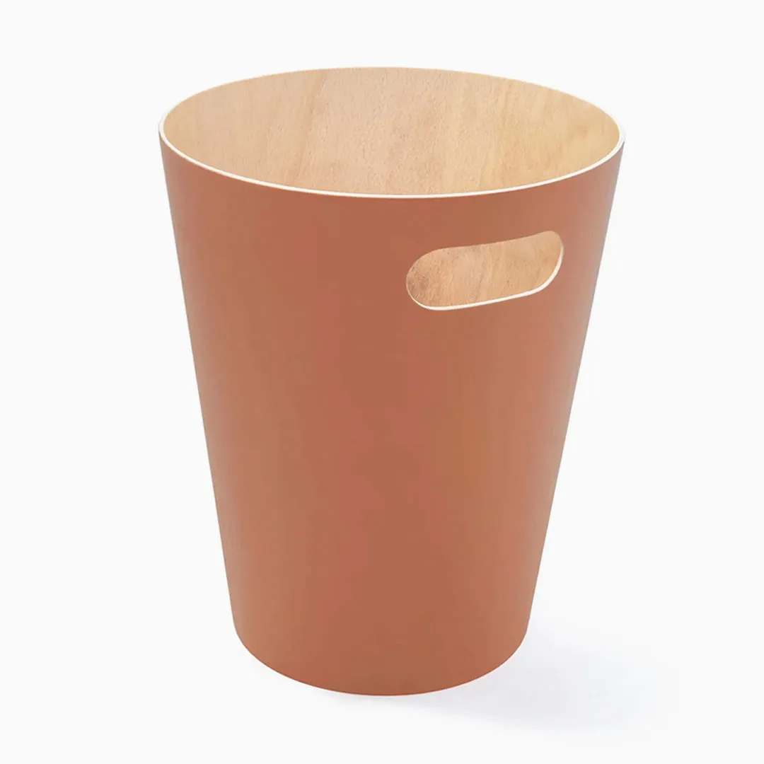 Desky Wooden Rubbish Bin