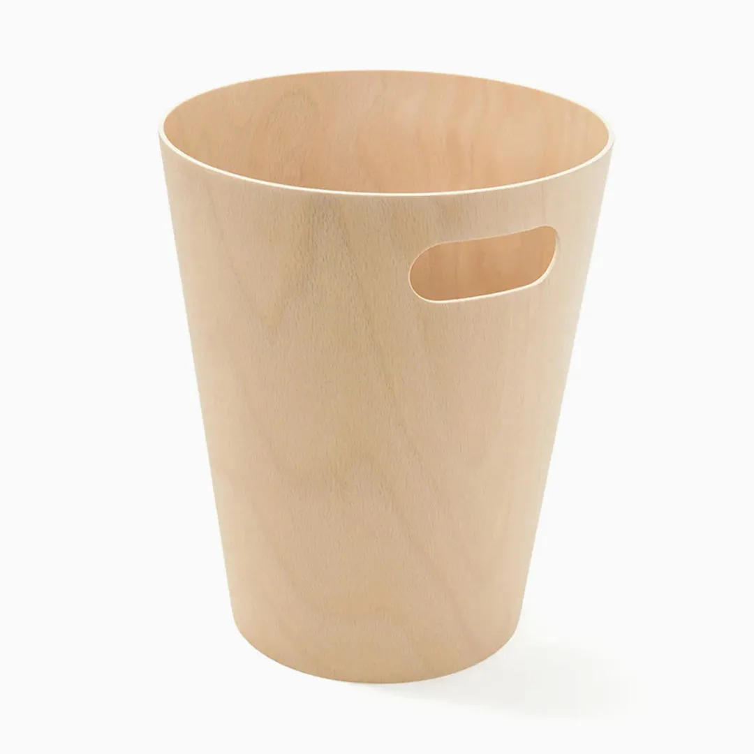 Desky Wooden Rubbish Bin