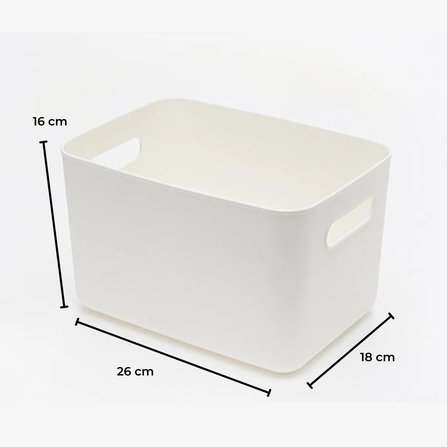 Durable Classified Plastic Storage Bins with Lids, 6-Piece