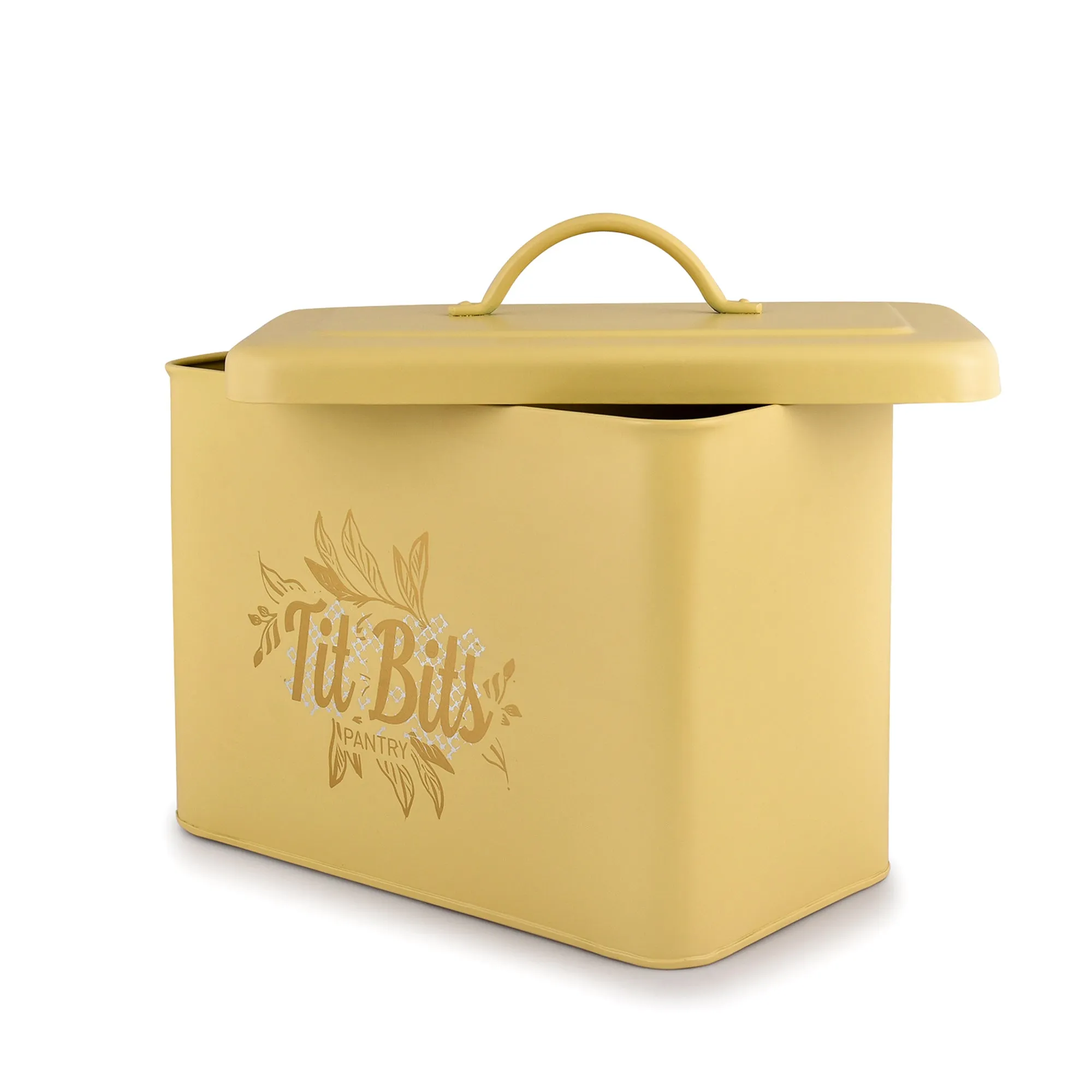 ELAN Pantry Organizer for Kitchen Storage, Multipurpose Food Storage Container (Tit Bits, Daisy Yellow)