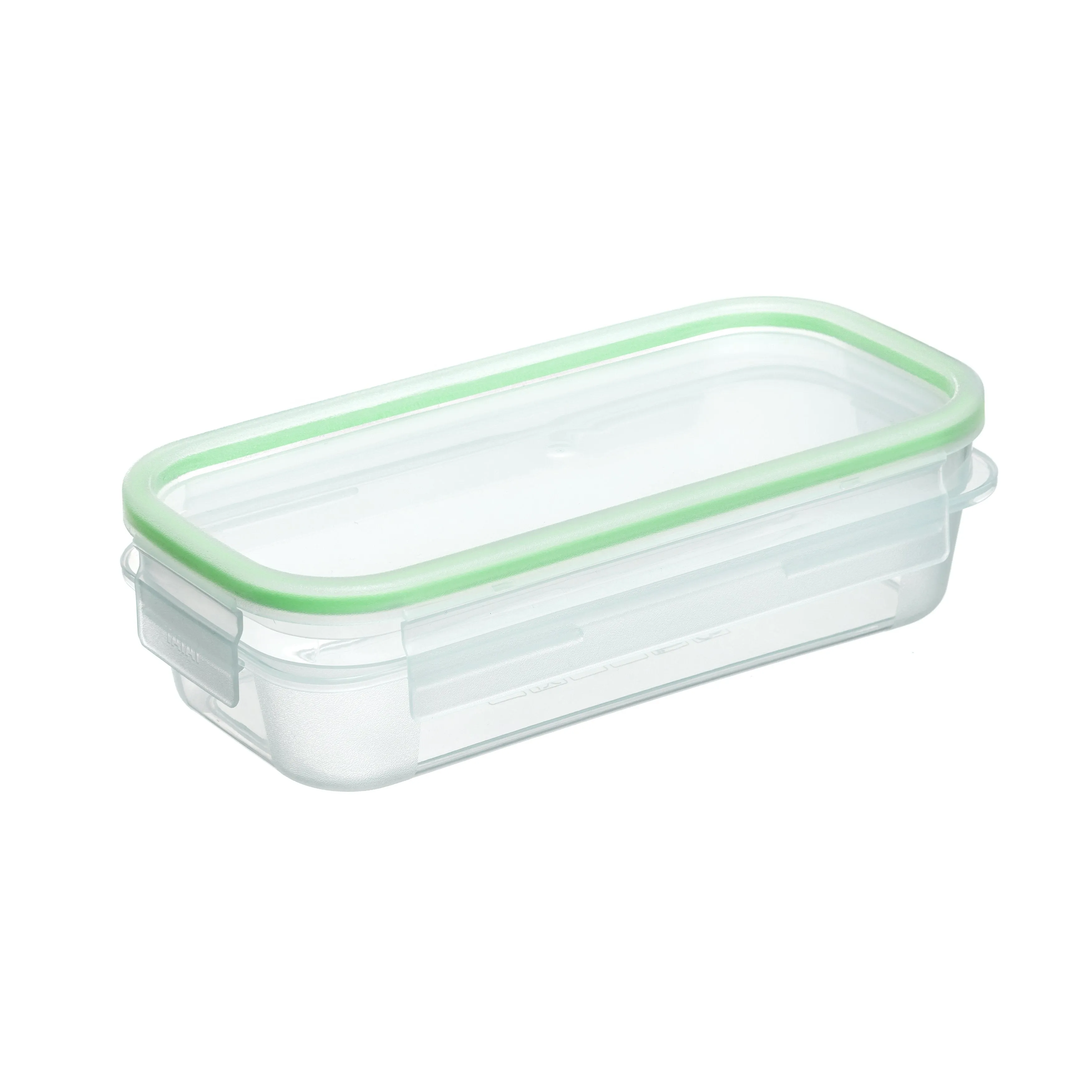 Food Container Clip Safe 0.75L Transparent Green