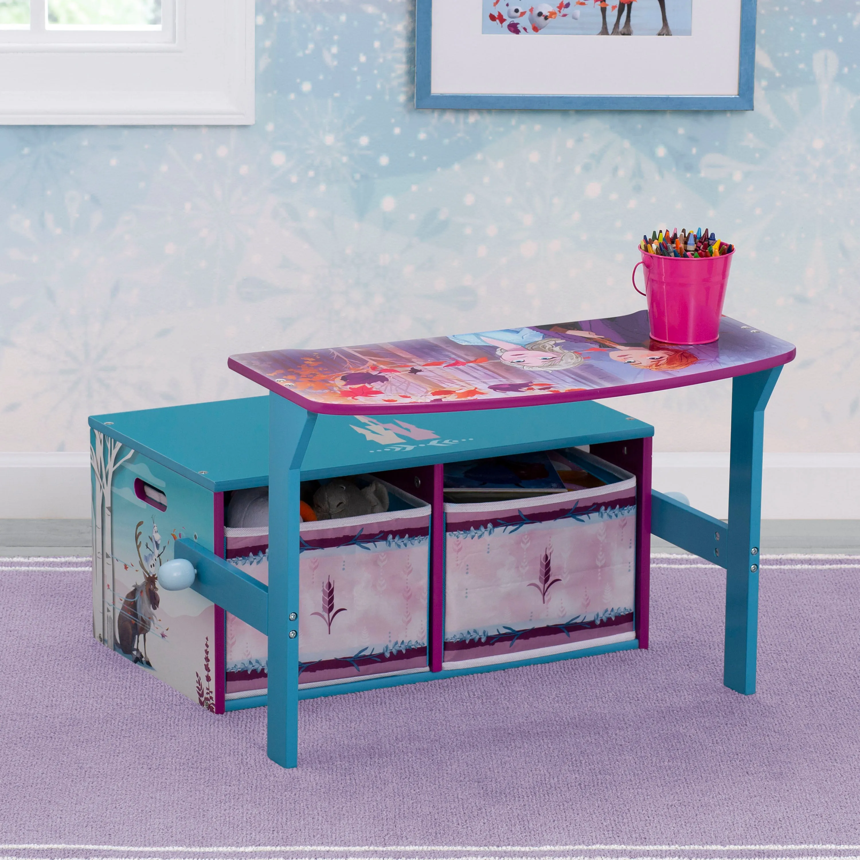 Frozen II Convertible Activity Bench