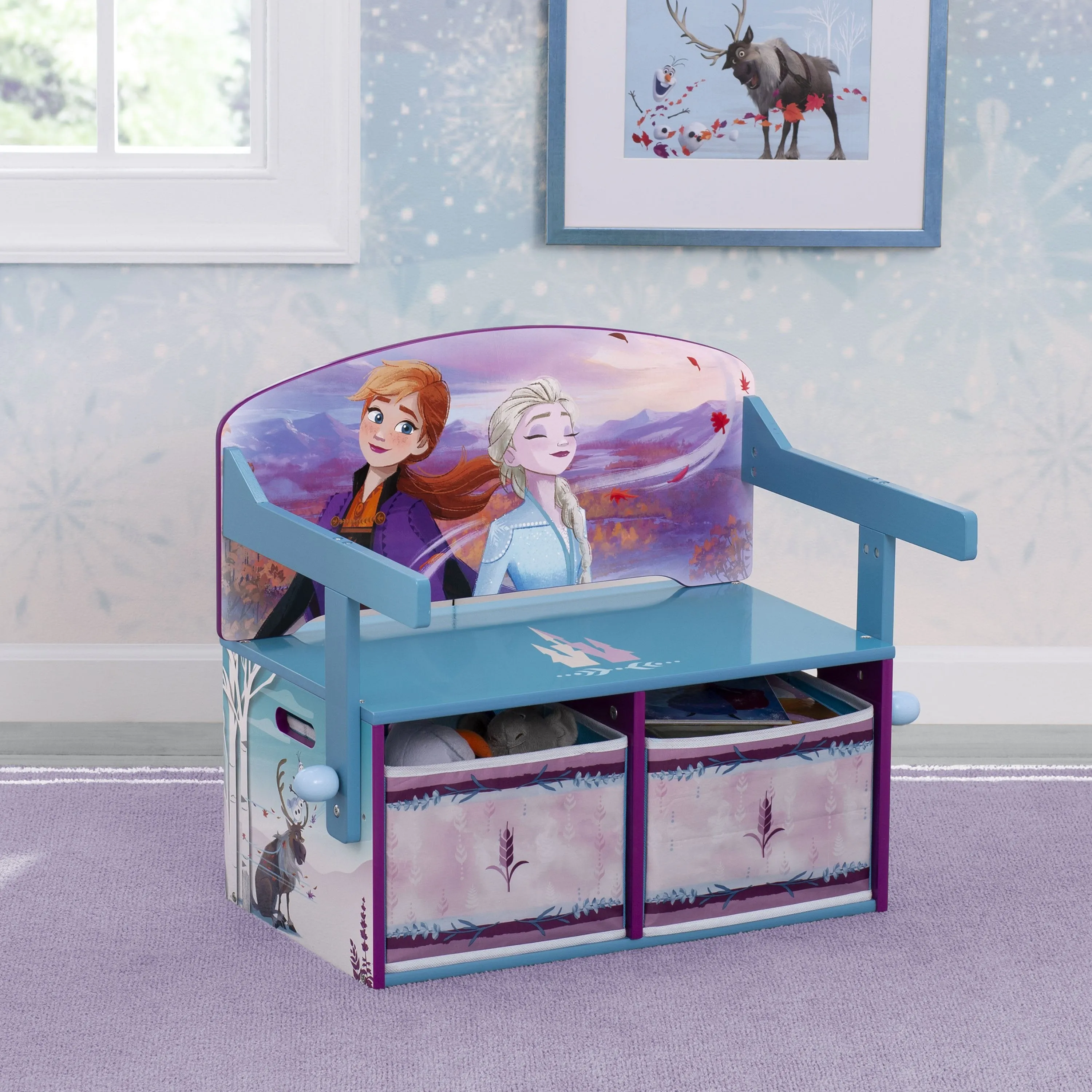 Frozen II Convertible Activity Bench