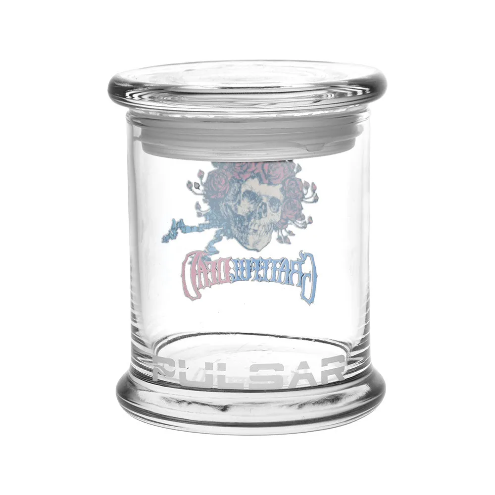 Grateful Dead x Pulsar Pop Top Jar | Skull and Roses