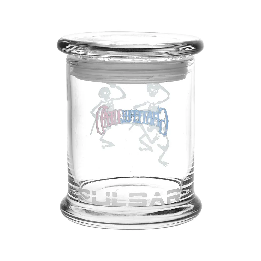 Grateful Dead x Pulsar Pop Top Jar | Top Hat Skeletons