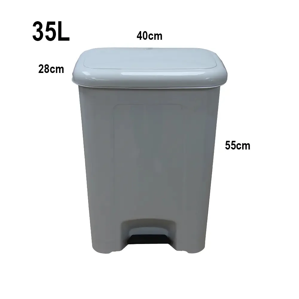 HAPPY BIN | Dustbin | Pedal Waste Bin | 25L, 35L | Waste Bin | Kitchen Bin | Plastic Bin | Bin