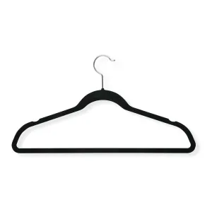 Honey Can Do Black Velvet Non-Slip Suit Hangers, 20ct