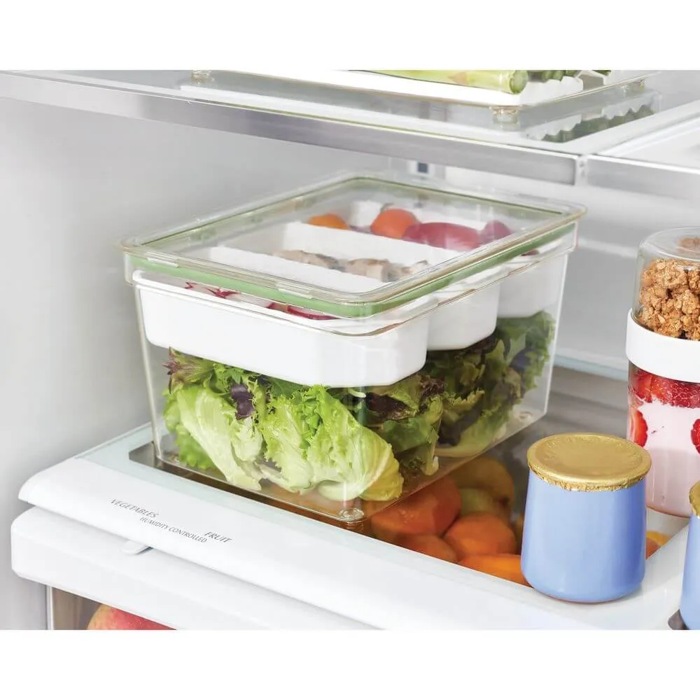 iDesign Fridge Container with Insert Trays Large Tall