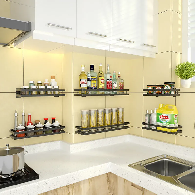 Importikaah Spice Rack Organizer: Punch-Free Wall-Mounted Storage Solution