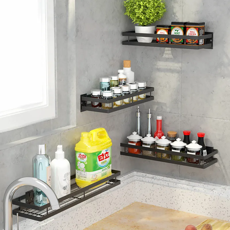 Importikaah Spice Rack Organizer: Punch-Free Wall-Mounted Storage Solution