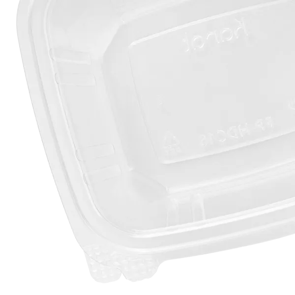 Karat 16 oz PET Plastic Hinged Deli Container - 200 pcs