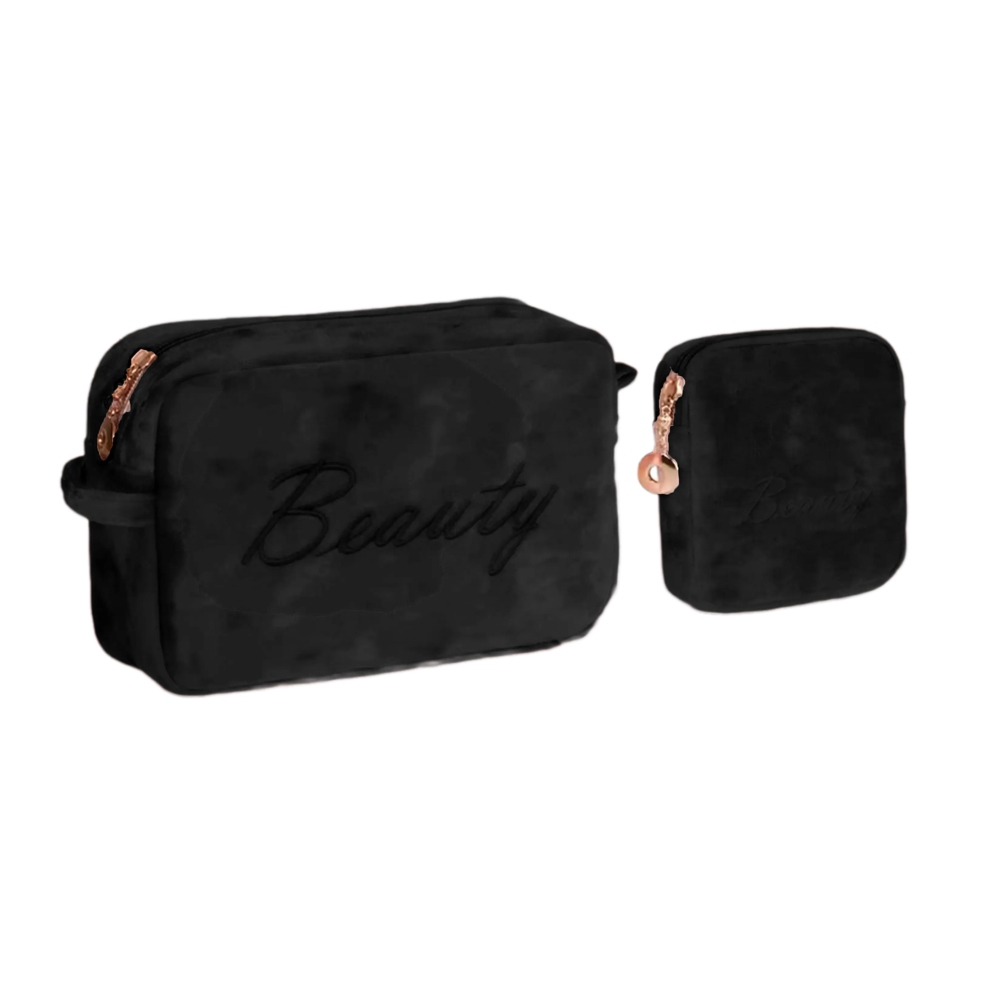 Luxury Velvet Makeup Bags Set