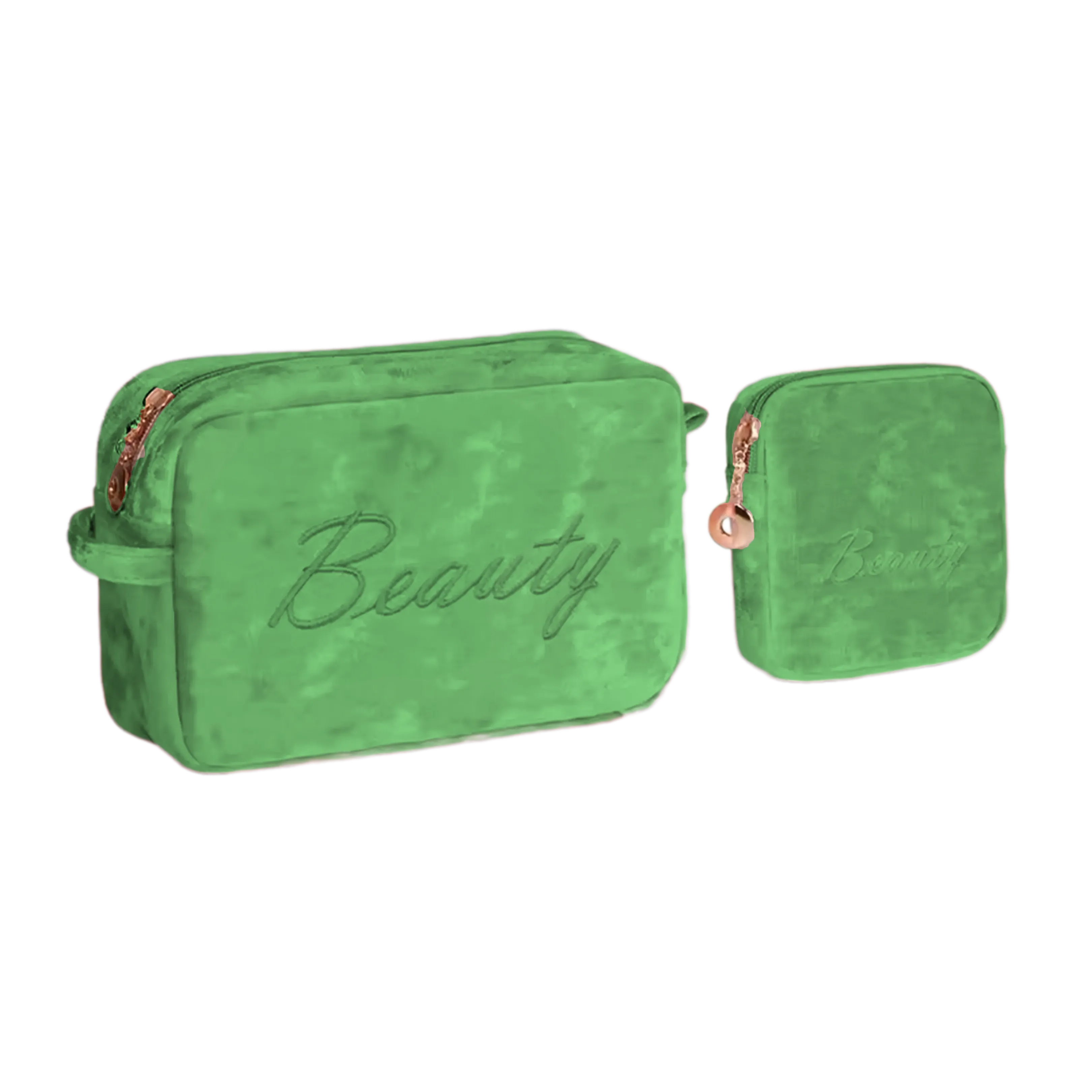 Luxury Velvet Makeup Bags Set