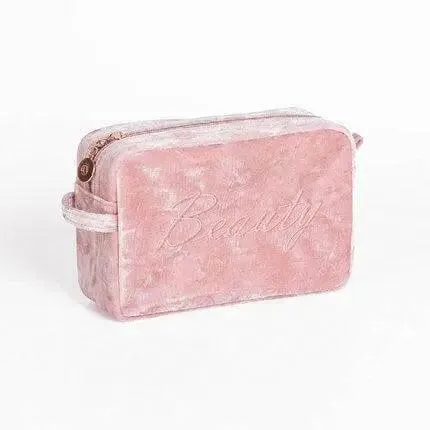 Luxury Velvet Makeup Bags Set