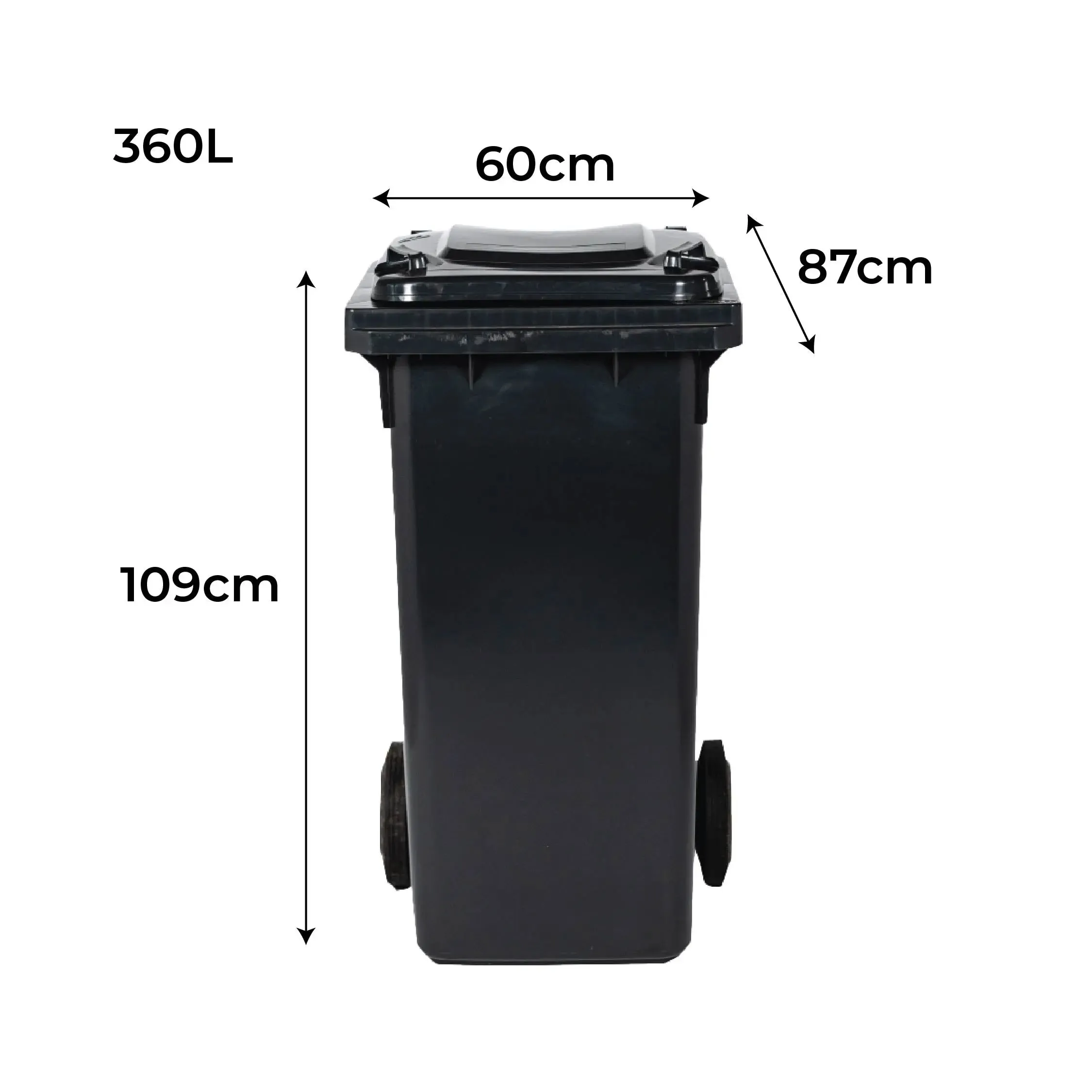 Mobile Garbage Bin | MGB | 80L, 100L, 120L, 240L, 360L | Trash Bin | Dustbin | Dustbin for Kitchen