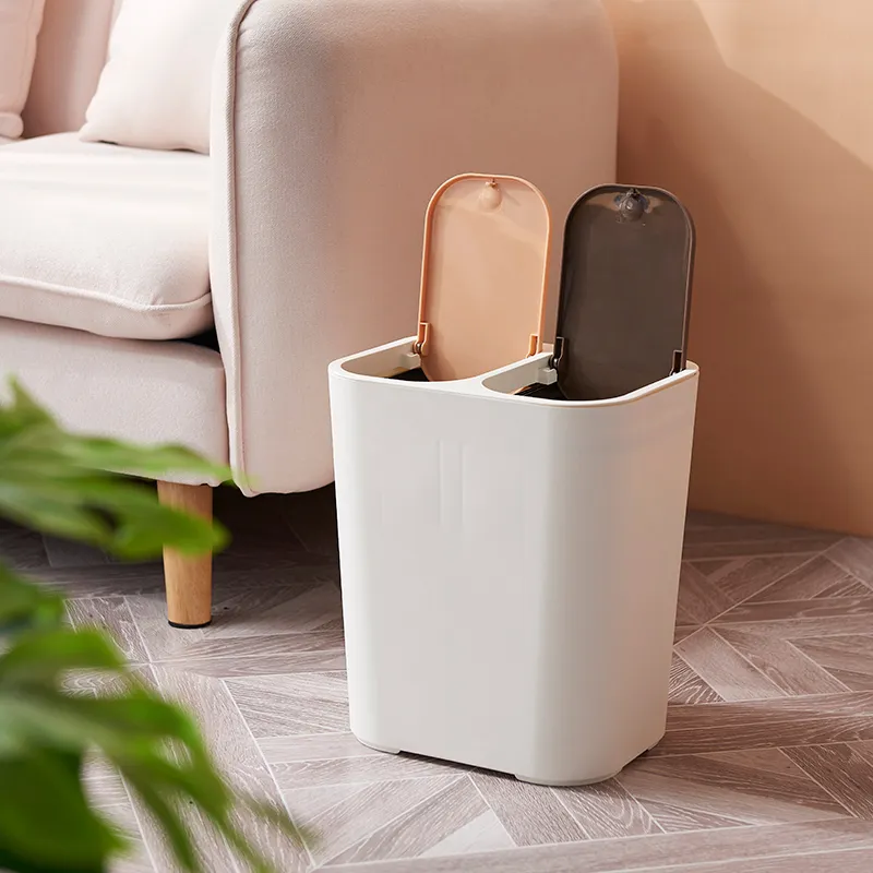 MODECO Dustbin | 2 in 1 | Waste Bin | 9L   9L | Trash Bin | Dustbin for Kitchen | Dustbin for Toilet