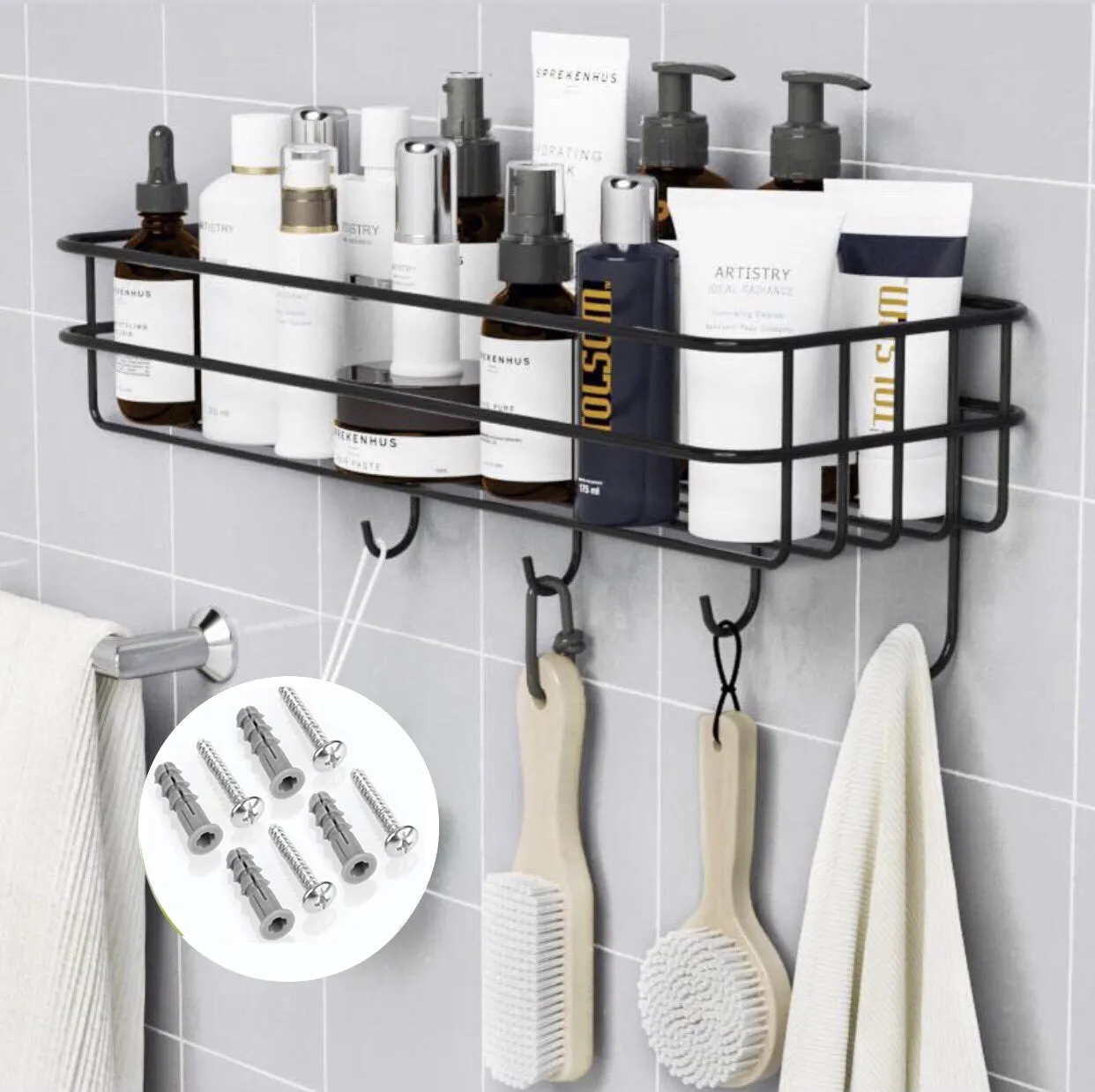 Multipurpose Wall Mounted Storage Rack