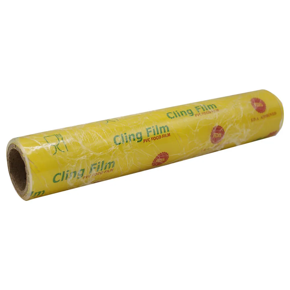 My Wrap Cling Film Plastic Food Wrap Thin Roll With Slide Blade Cutter 12Inch