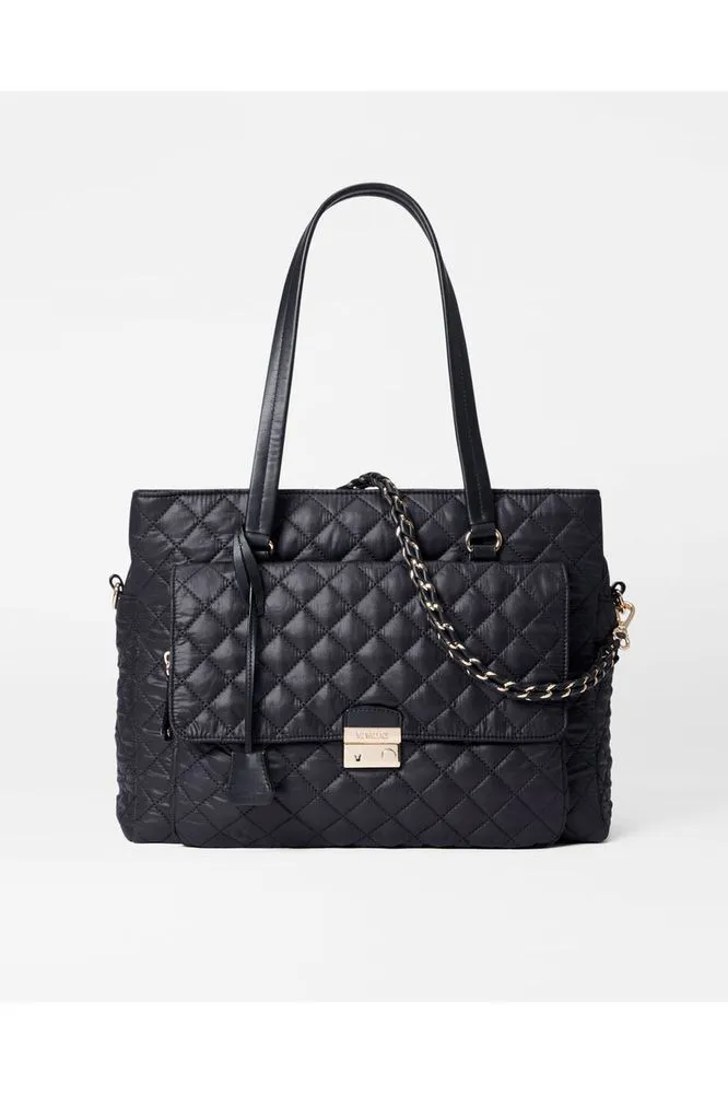 MZ Wallace Crosby Lock Tote 1581C1590 | Black