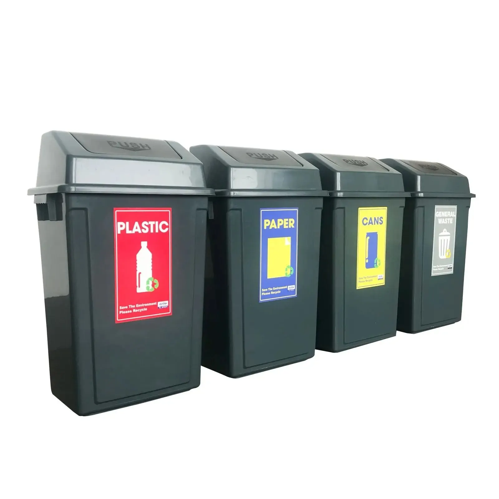 Non-Lid Dustbin | Trash Bin | 35L, 50L | Trash Bin | Dustbin for Kitchen