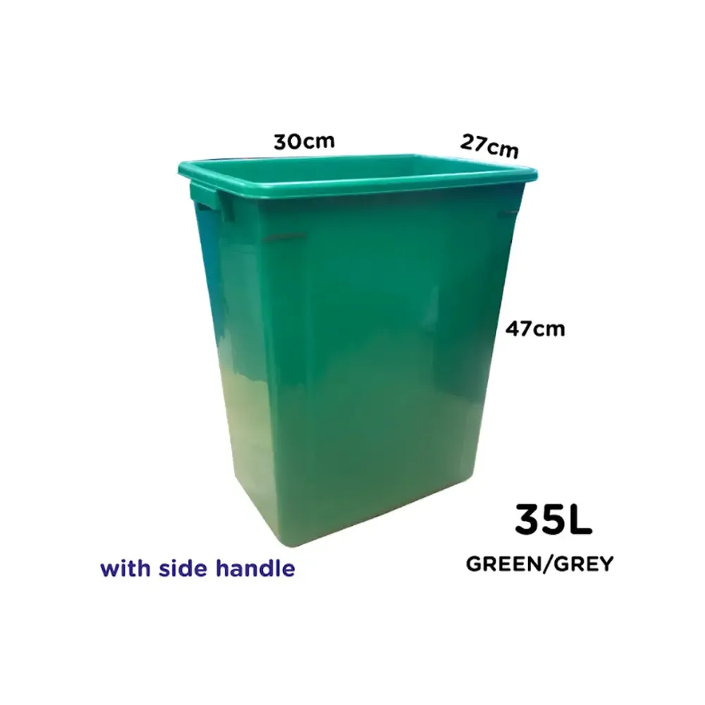 Non-Lid Dustbin | Trash Bin | 35L, 50L | Trash Bin | Dustbin for Kitchen