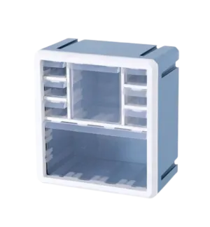 Octa Cube Storage Box White/Blue