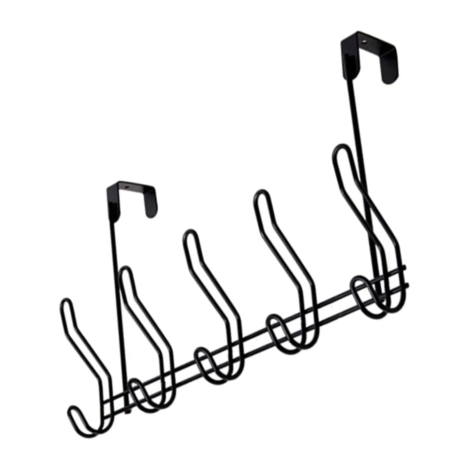 Over The Door 6 Hook Hanger - Organize Your Space with Ease!