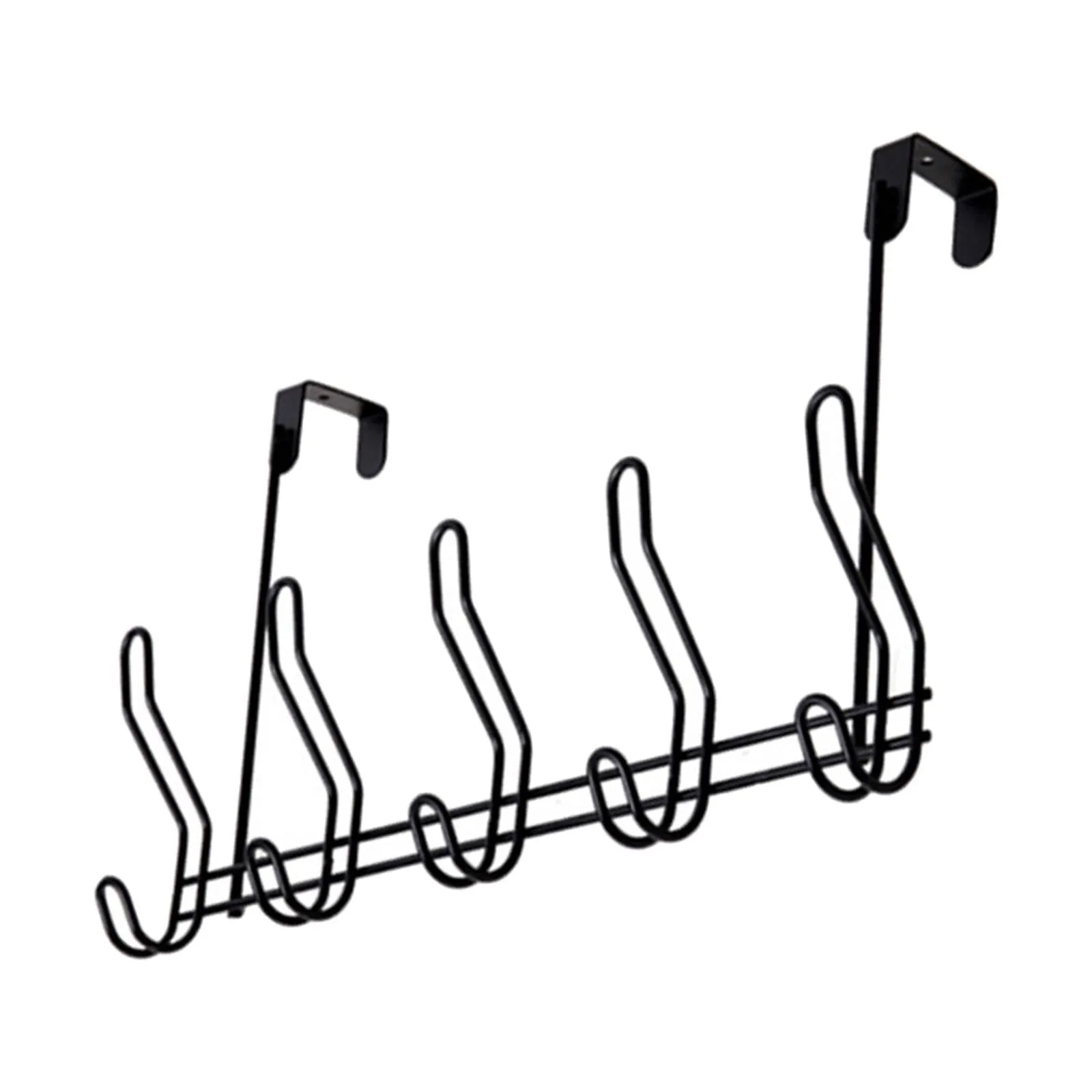 Over The Door 6 Hook Hanger - Organize Your Space with Ease!