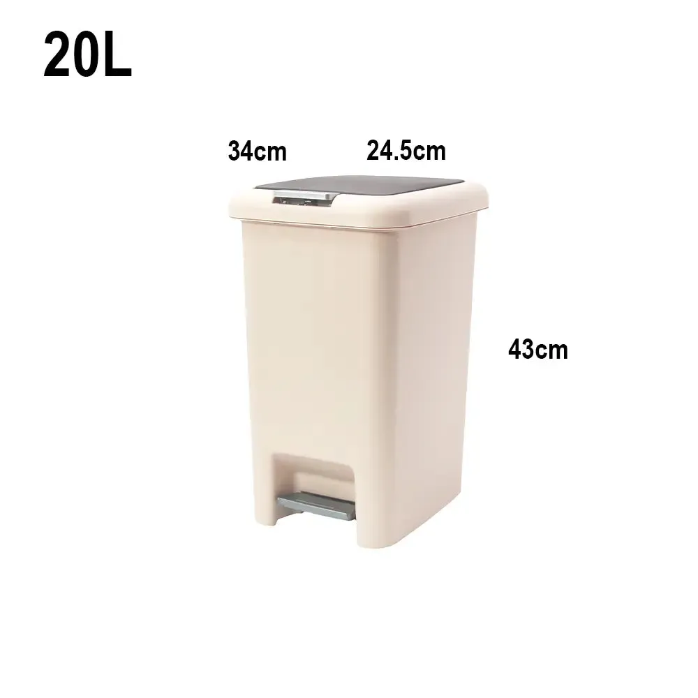 Pelican Dustbin | Premium Soft Closing | Pedal Bin | 2 Way Opening | 10L, 15L, 20L, 30L | Trash Bin