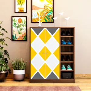 Pengu large Shoe rack - Yellow