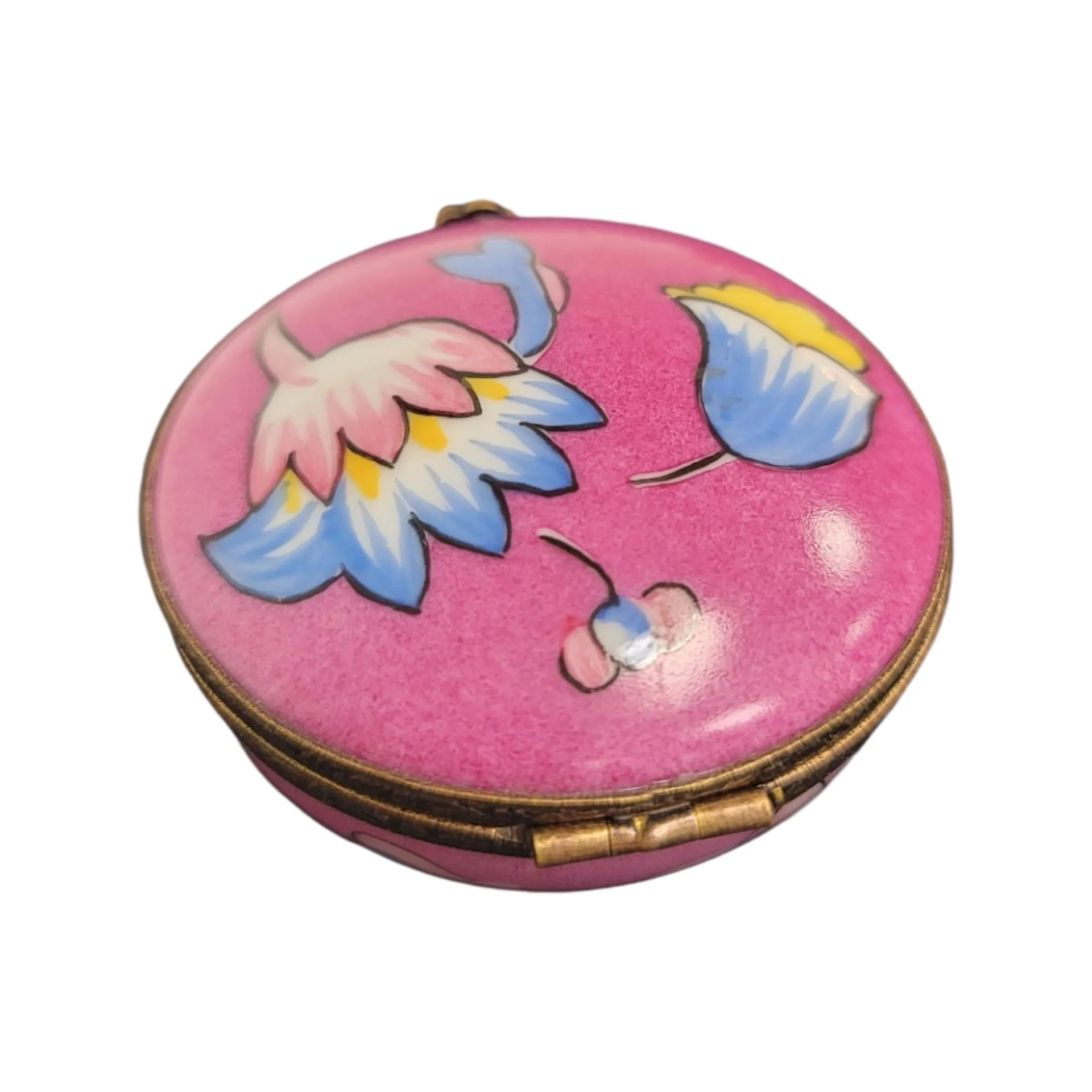 Pink Deco Round Pill