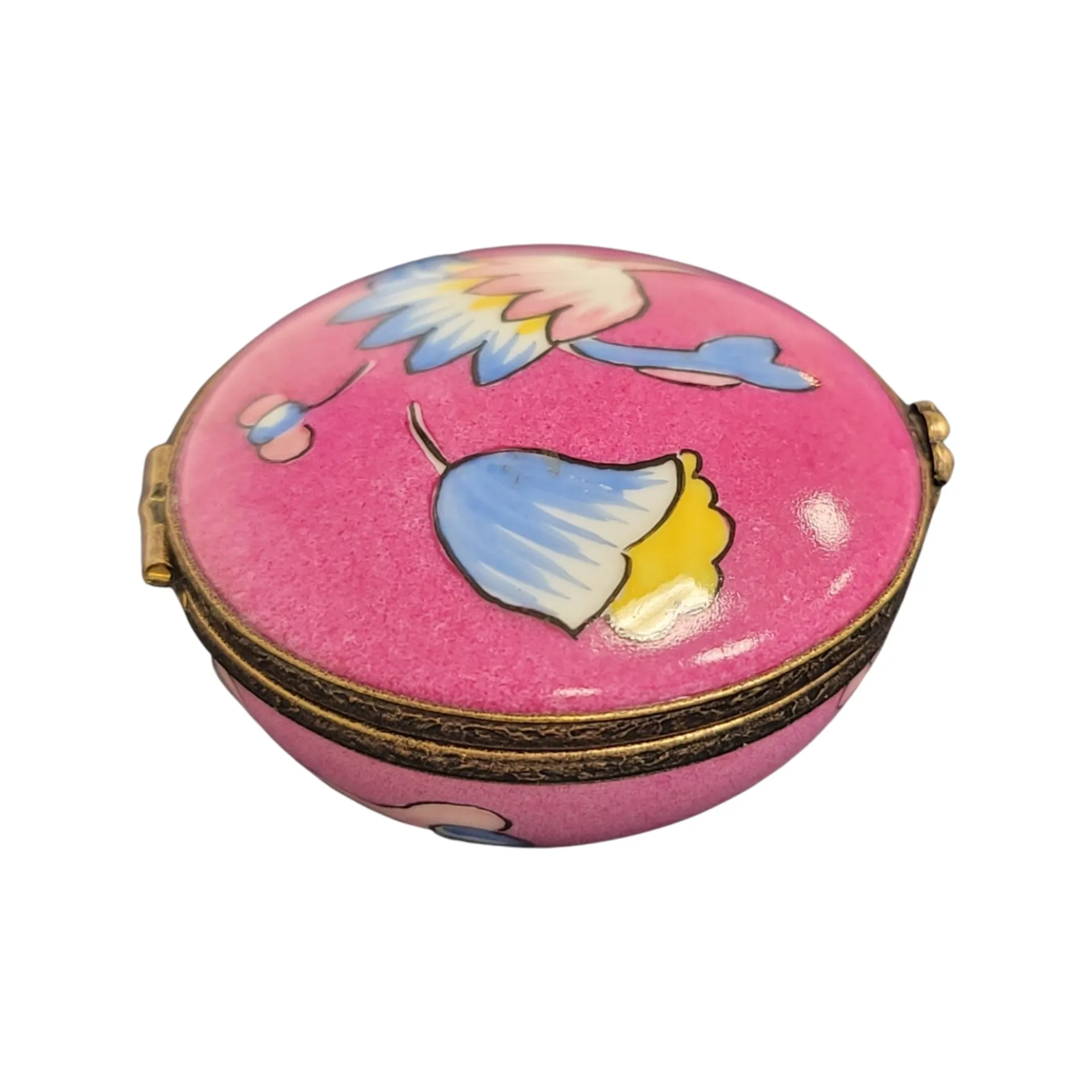 Pink Deco Round Pill