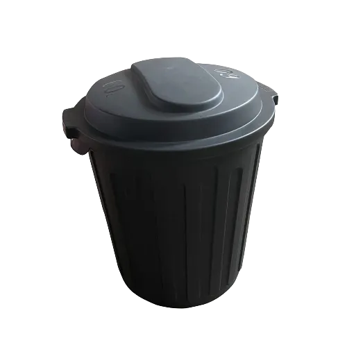 RAVEN Dustbin | Black Bin | Open Top Dustbin | Rubbish Bin | Lid | 60L | Trash Bin